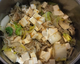 油揚げと豆腐と舞茸のちりめんポン酢煮作り方4写真