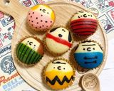 スヌーピーのデコ蒸しパン作り方14写真