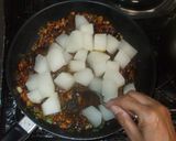 大根そぼろ味噌煮物♪簡単鶏ひき肉作り方10写真