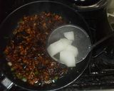 大根そぼろ味噌煮物♪簡単鶏ひき肉作り方9写真