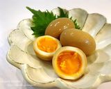 とろ〜り半熟♡味玉おにぎり作り方1写真