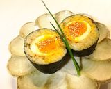 とろ〜り半熟♡味玉おにぎり作り方6写真
