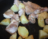 もも肉とじゃが芋の照り焼き炒め♪作り方6写真
