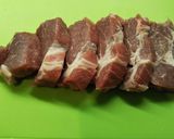 ホットクックで豚肉とプルーンの赤ワイン煮作り方1写真