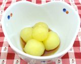 低たんぱく減塩　みたらし団子（腎臓）作り方3写真