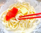 ムッチムチ☆レンチン明太クリームうどんஐ作り方3写真