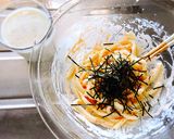 ムッチムチ☆レンチン明太クリームうどんஐ作り方4写真