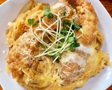 あまったエビフライで海老カツ丼！作り方5写真