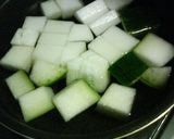 ✿冬瓜と❀肉団子の✿あっさり中華スープ作り方1写真