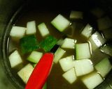 ✿冬瓜と❀肉団子の✿あっさり中華スープ作り方3写真
