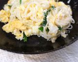 ニラ玉そーめんチャンプルー作り方3写真