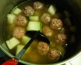 ✿冬瓜と❀肉団子の✿あっさり中華スープ作り方5写真