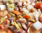 せっかくの少量えびと豚肉で中華丼！作り方5写真