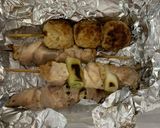 余った焼鳥で和風パスタ作り方1写真