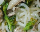 リカちゃん♡菜の花の塩麹焼きうどん作り方9写真