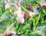 菜の花のクラムチャウダー作り方3写真