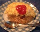 チキンライスを炊いたオムライス作り方5写真