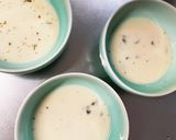 レンジ味噌カレー豆乳味ひき肉のせドーム蒸作り方8写真