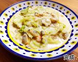 春キャベツとシーフードの豆乳チーズ煮こみ作り方10写真
