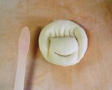 かわいいお顔の白いミルクパン＊母の日にも作り方5写真