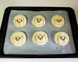 かわいいお顔の白いミルクパン＊母の日にも作り方7写真