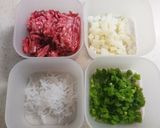 犬用*挽肉ジャガの香ばし炒め作り方1写真