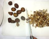 焼き豚と栗ごはん♪簡単炊飯器・甘栗で作り方3写真