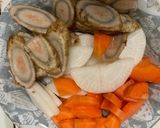野菜たっぷり♩土鍋で熱々けんちん蕎麦作り方2写真