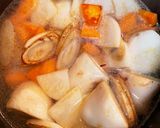 野菜たっぷり♩土鍋で熱々けんちん蕎麦作り方10写真