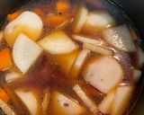 野菜たっぷり♩土鍋で熱々けんちん蕎麦作り方11写真