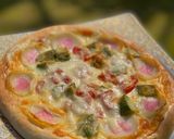 子供が作る　身体に安心でのせるだけピザ作り方9写真