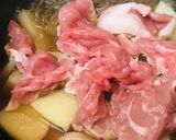 豚肉の肉じゃが●４つの具材のカルテット作り方3写真