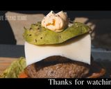 焚き火で作るメガハンバーガー【キャンプ】作り方12写真