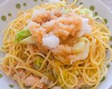 コストコチキンで簡単パスタ(๑´ڡ`๑)作り方4写真