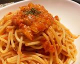 牛乳とトマト缶でトマトクリームパスタ☆作り方8写真