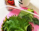 大葉の塩胡麻油、作り置き、大量消費作り方1写真