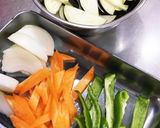 豚肉と野菜の柚子味噌炒め作り方1写真