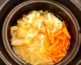 土鍋で！簡単味付け！生姜の炊き込みご飯作り方4写真
