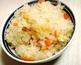 土鍋で！簡単味付け！生姜の炊き込みご飯作り方5写真
