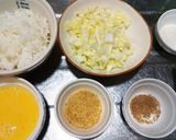 犬ご飯 白菜チャーハン作り方1写真