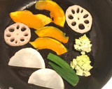 家飲みおつまみ☆和の香り焼き野菜マリネ作り方2写真
