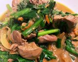 焼肉のたれで鳥レバーニラ炒め作り方10写真