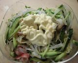きゅうりともやしのカニカマヨ作り方7写真