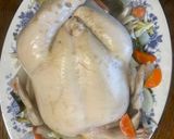 油っこくない具だくさん野菜の丸鶏煮込み作り方9写真