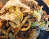 レタスと牛肉としめじの炒め作り方5写真