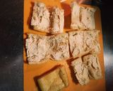 油揚げで豚肉と色々ロール焼き(低糖質)作り方1写真