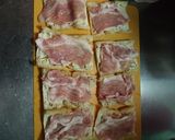 油揚げで豚肉と色々ロール焼き(低糖質)作り方2写真