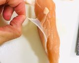 ささみでヘルシー♬カレー唐揚げ作り方1写真