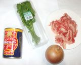 クレソン牛肉のトマトスープ♪簡単トマト缶作り方1写真