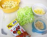 超～美味☆無印カレーＤＥもんじゃ焼き作り方2写真